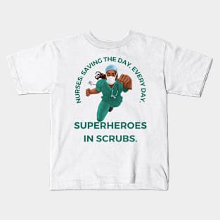 Superhero nurse Kids T-Shirt